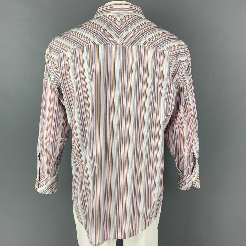 Ted Baker MultiColor Stripe Cotton Button Down Lo… - image 3