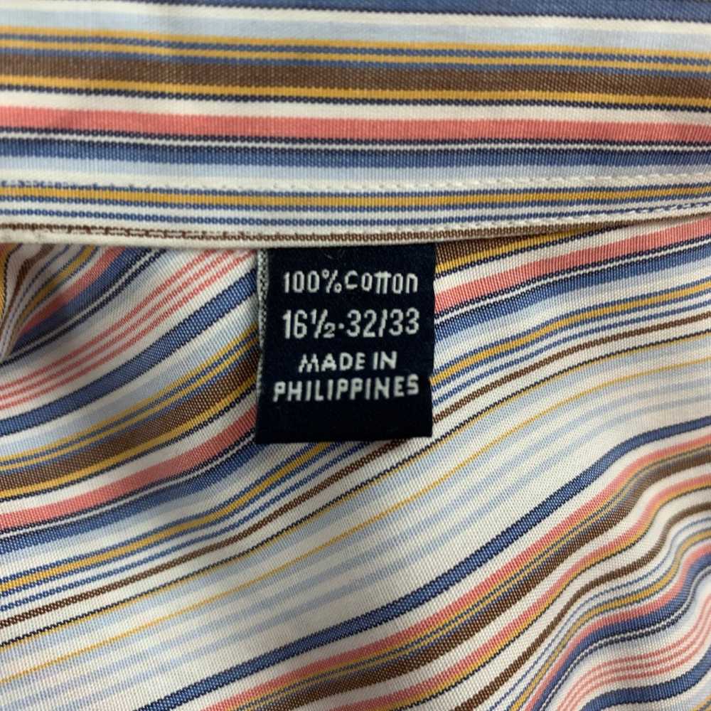 Ted Baker MultiColor Stripe Cotton Button Down Lo… - image 4