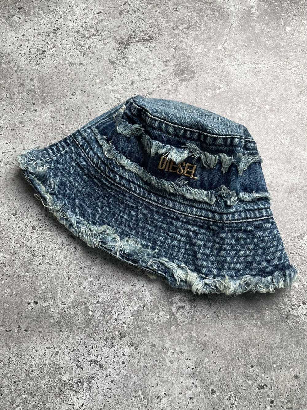 Diesel Diesel Vintage Denim Bucket Hat - image 1