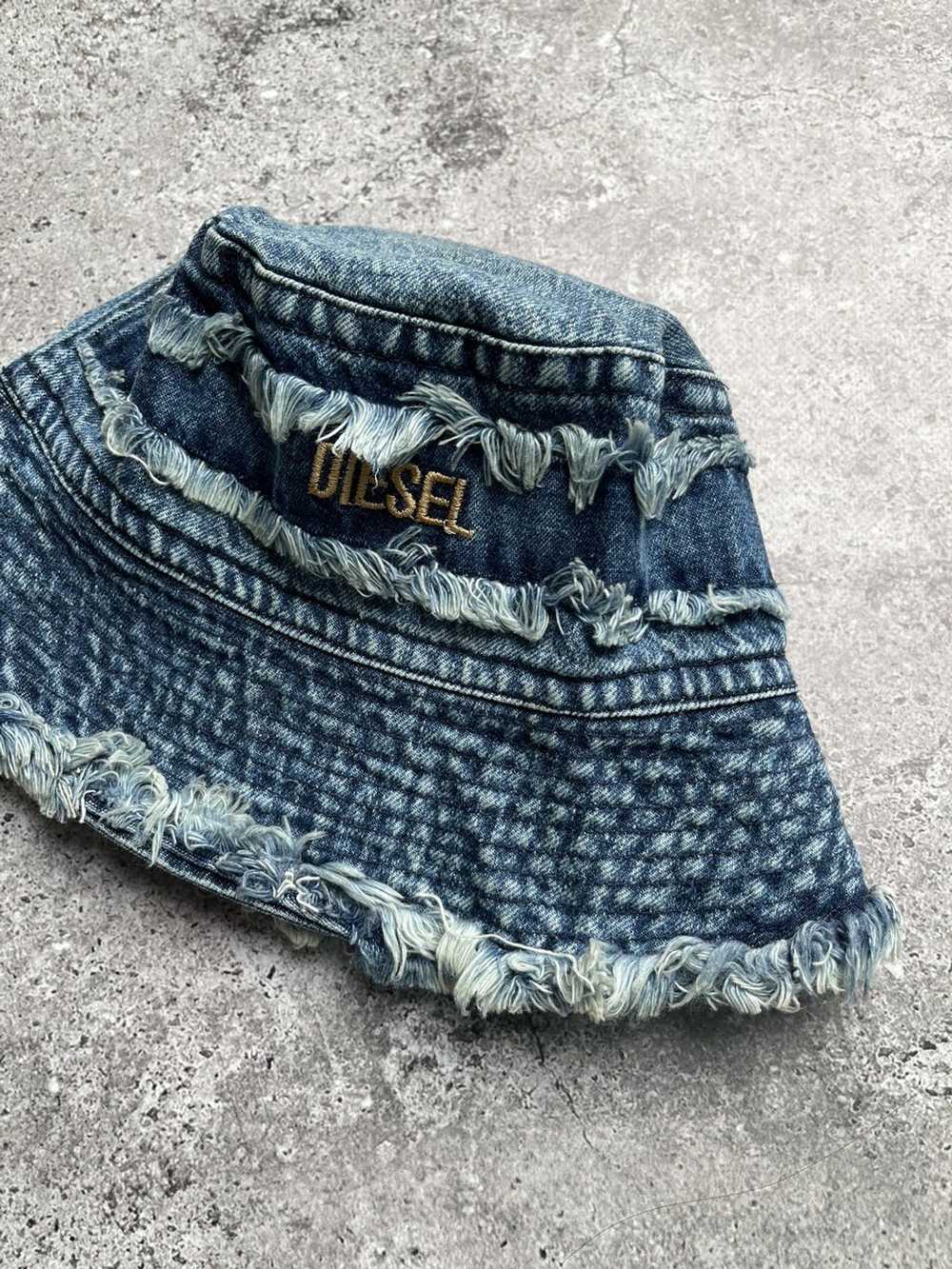 Diesel Diesel Vintage Denim Bucket Hat - image 3