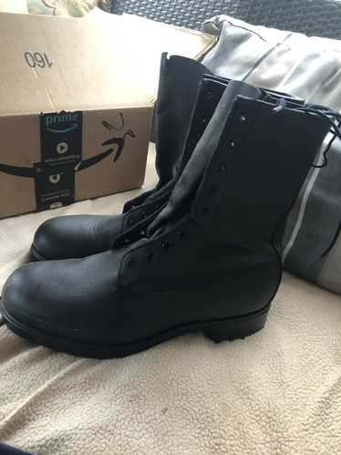 Military × Vintage Leather Canadian Military Boots - image 1