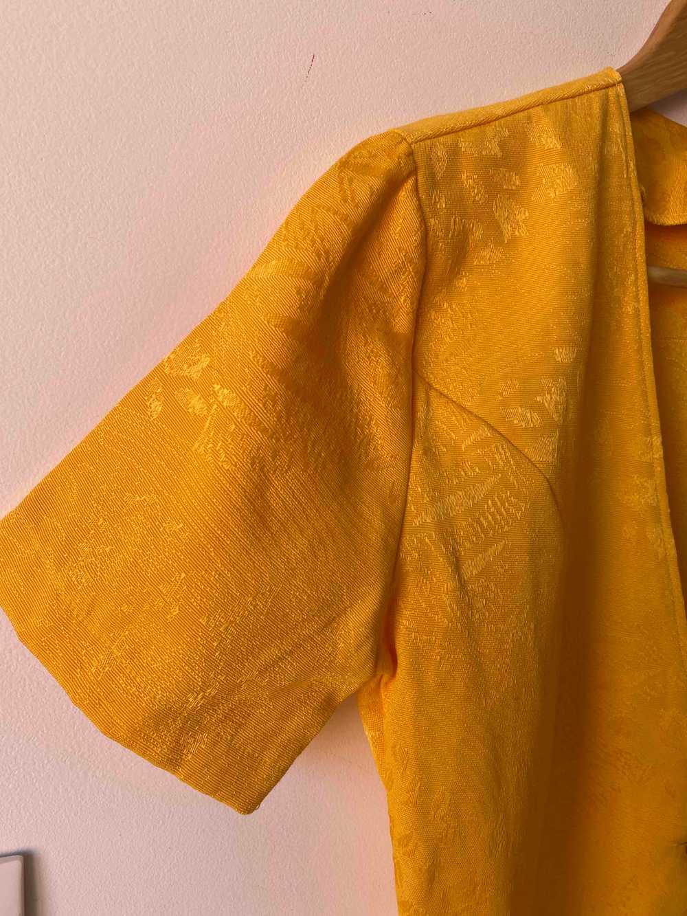 80's short jacket - Short yellow jacket from the … - image 4