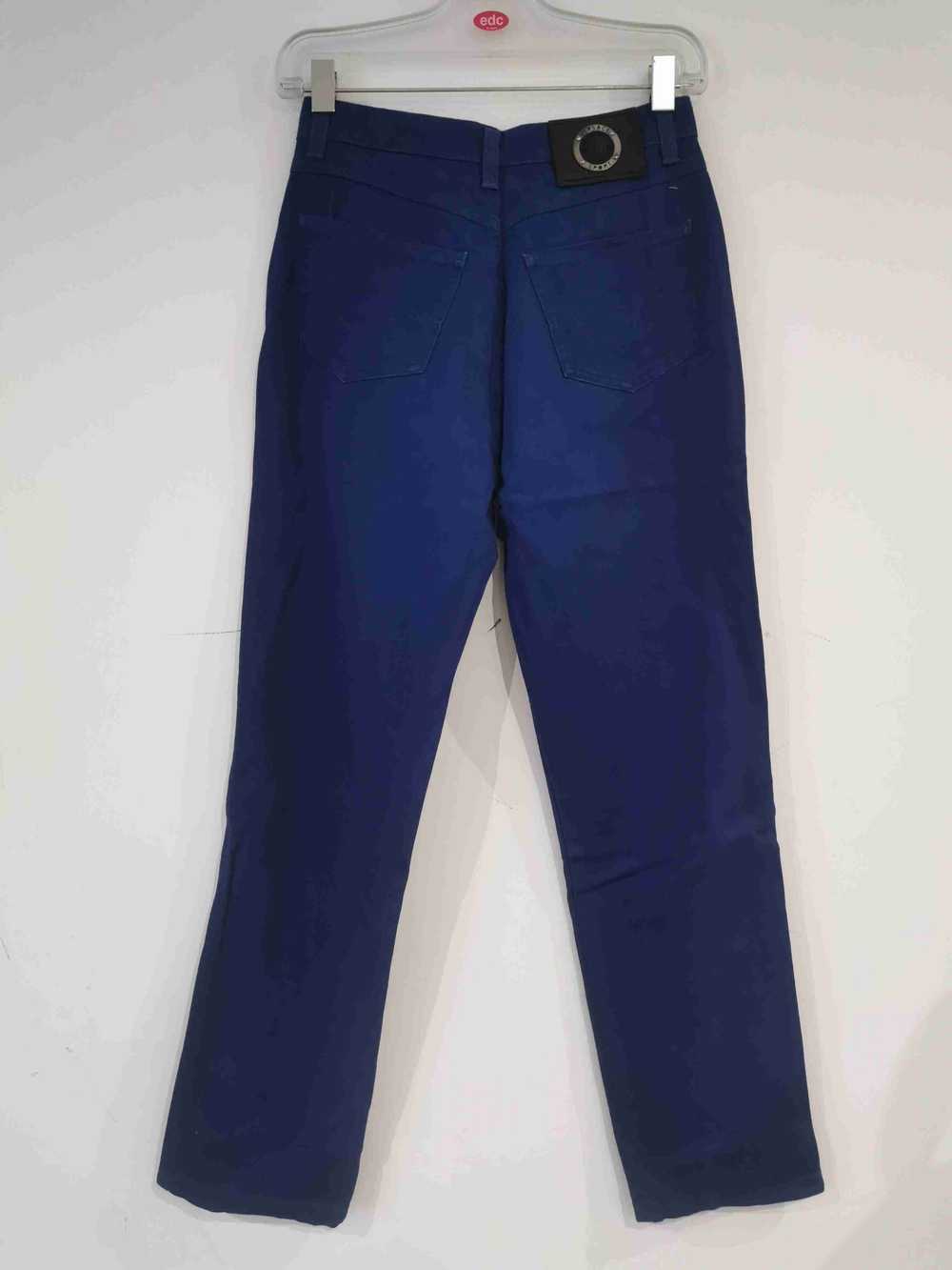 John Versace - Versace electric blue jeans high w… - image 2