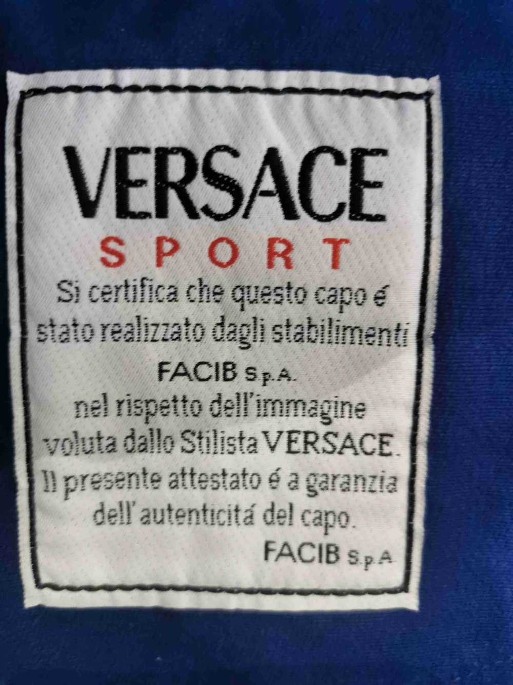 John Versace - Versace electric blue jeans high w… - image 5