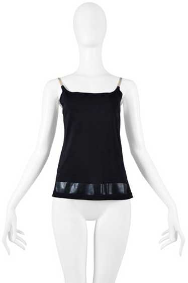 90s Helmut Lang Tank Top archive 本人期 Helmut Lang Vintage 90's Archive Micro Ribbed Tank Top | Grailed