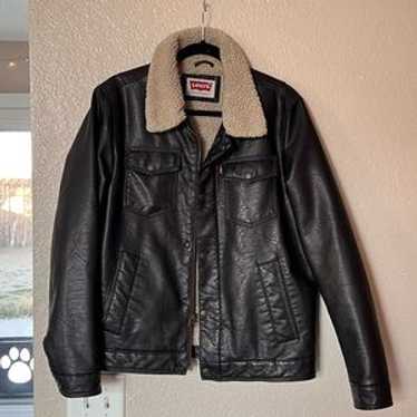 ジャケット・アウター Levi's 70306-93 Leather Sports Jacket 楽天市場】Levi's リーバイス メンズ MA-1スタイル レザー