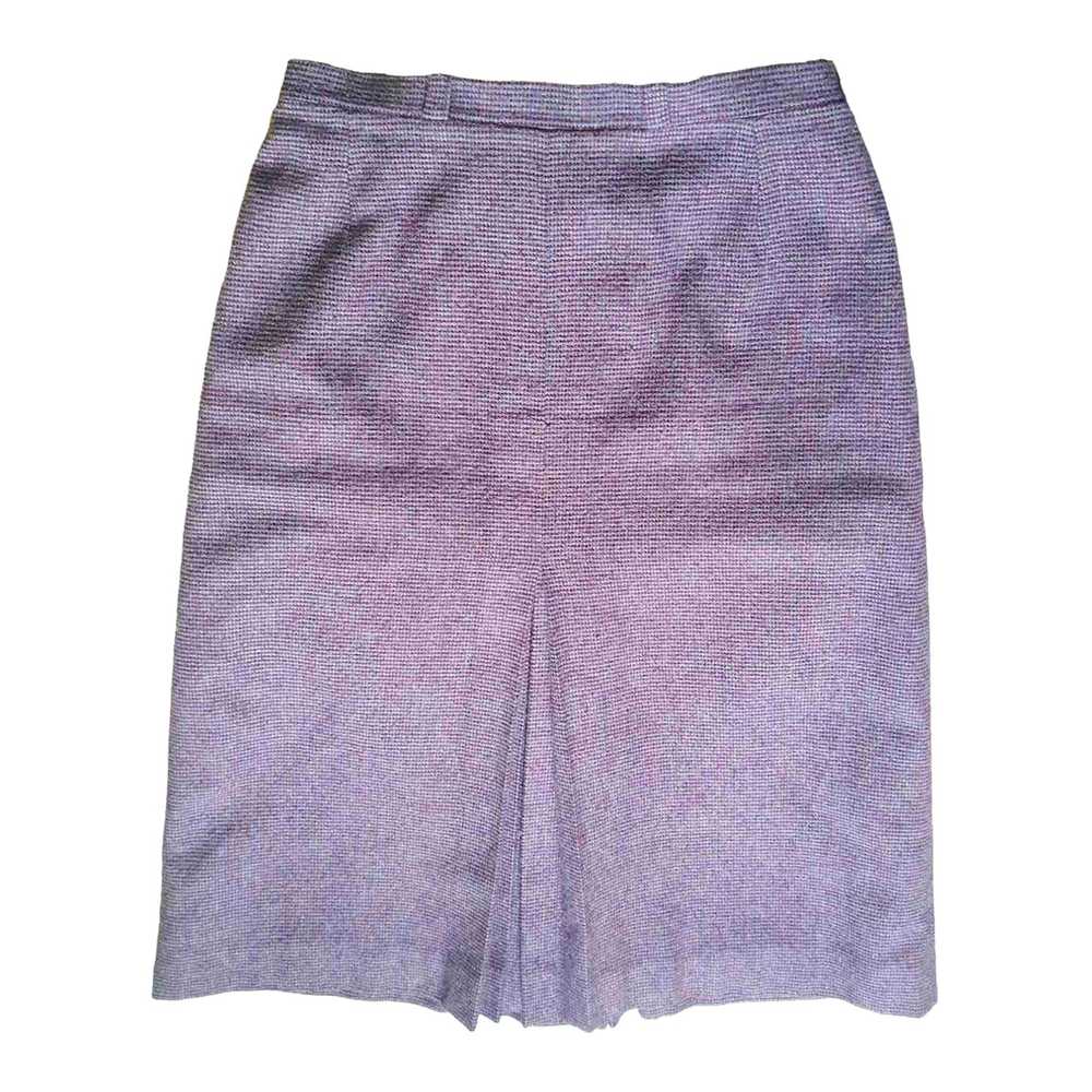 60's wool skirt - Mid-length skirt in lined wool … - image 1