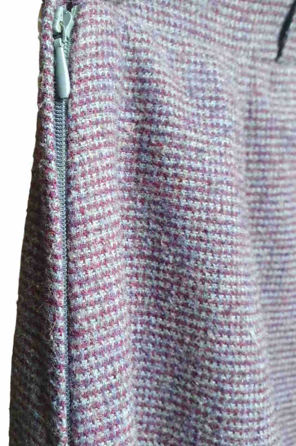 60's wool skirt - Mid-length skirt in lined wool … - image 3