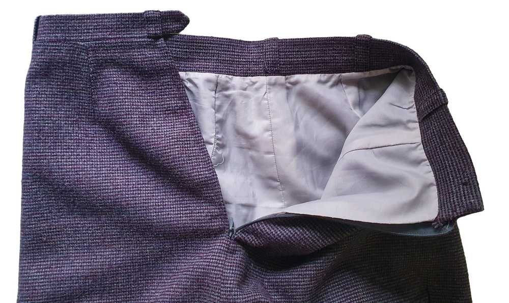 60's wool skirt - Mid-length skirt in lined wool … - image 4