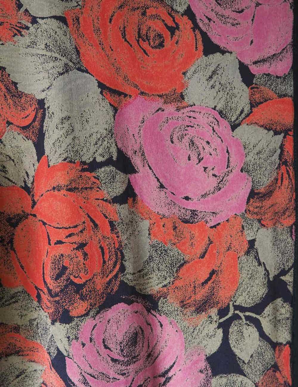 Floral dress - Vintage 80s dress in fabric printe… - image 5