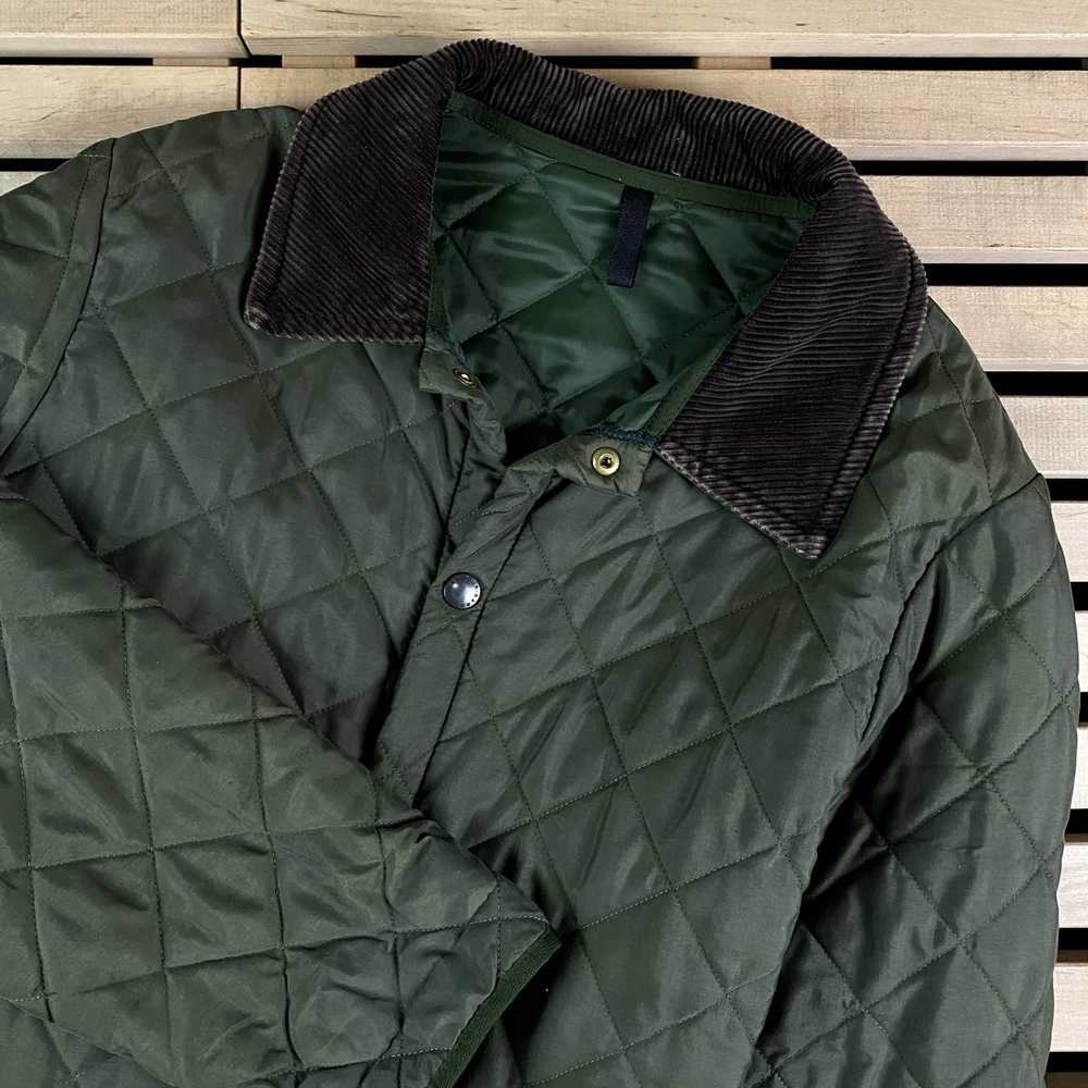 Barbour × Luxury Mens Quilted Bomber Jacket Barbo… - image 2