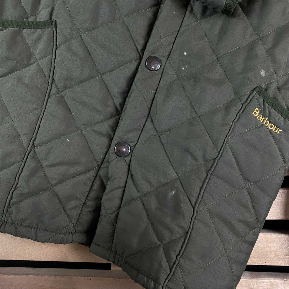 Barbour × Luxury Mens Quilted Bomber Jacket Barbo… - image 4