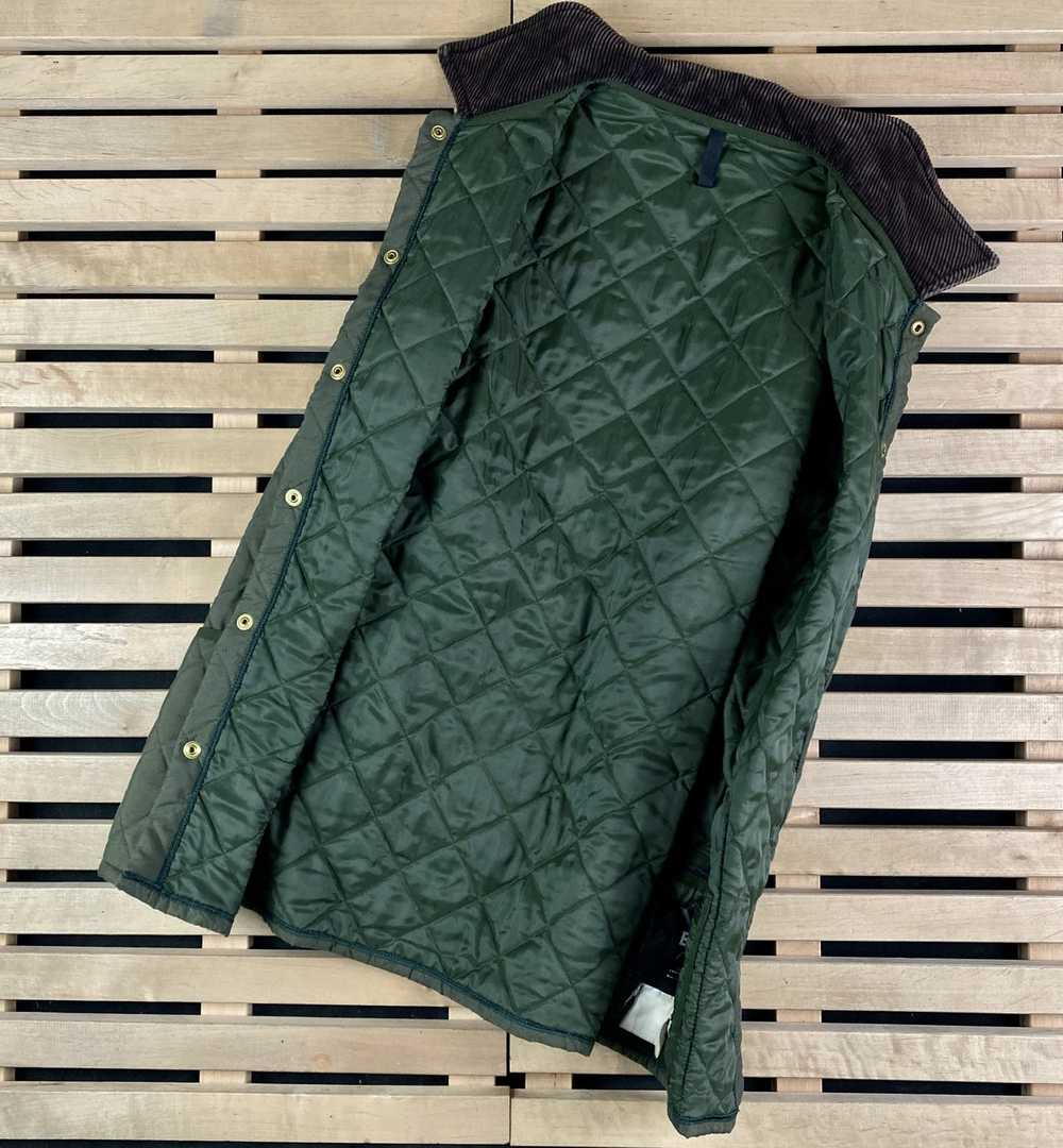 Barbour × Luxury Mens Quilted Bomber Jacket Barbo… - image 5