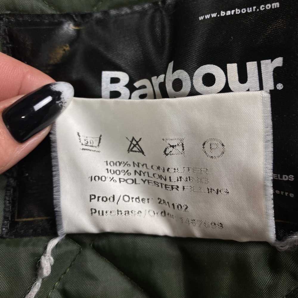 Barbour × Luxury Mens Quilted Bomber Jacket Barbo… - image 7
