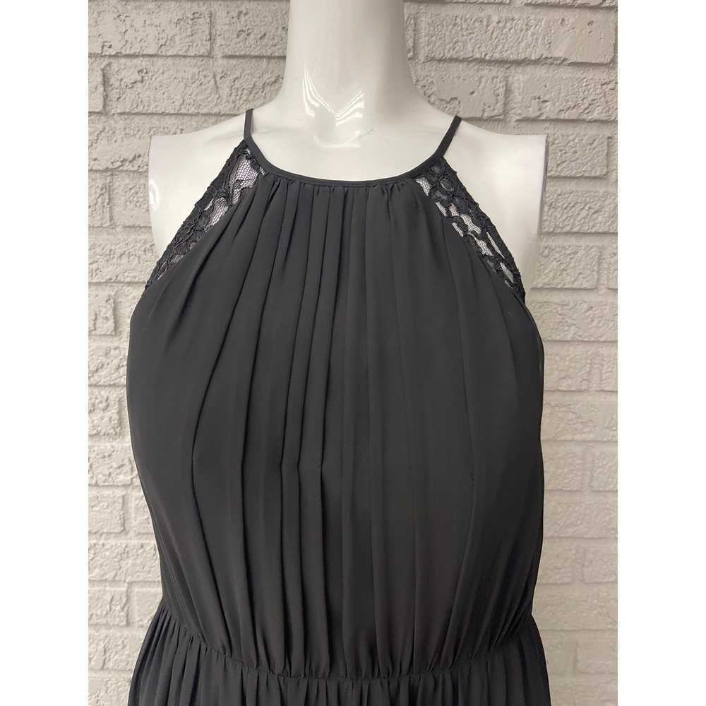 Other Bill Levoff Black Sleeveless Pleated Cut Ou… - image 2