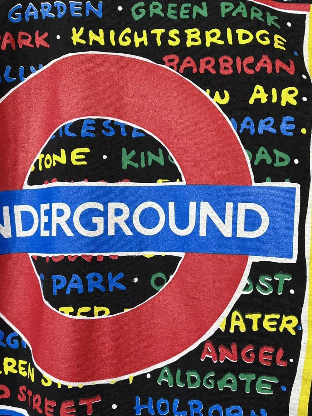 Vintage Vintage 90s London Underground Transit Si… - image 3