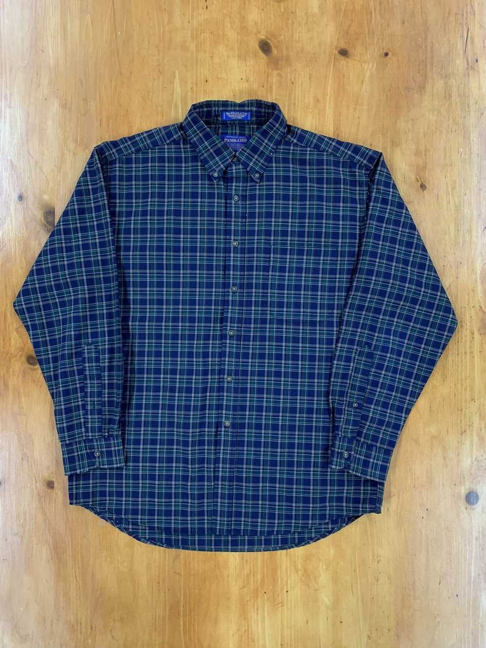 Vintage Vintage Y2K Pendleton Sir Wool Check Shirt - image 1