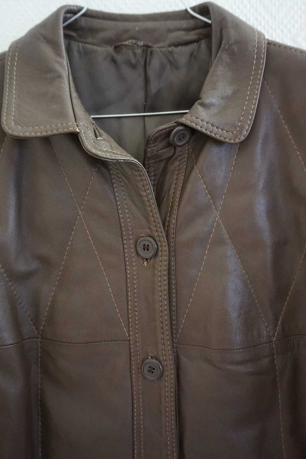 Manteau en cuir - image 3