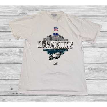 Vintage Reebok White Philadelphia Eagles 2004 NFC Champions 