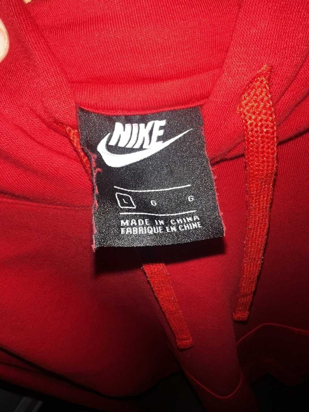 Nike Red Nike hoodie - image 3