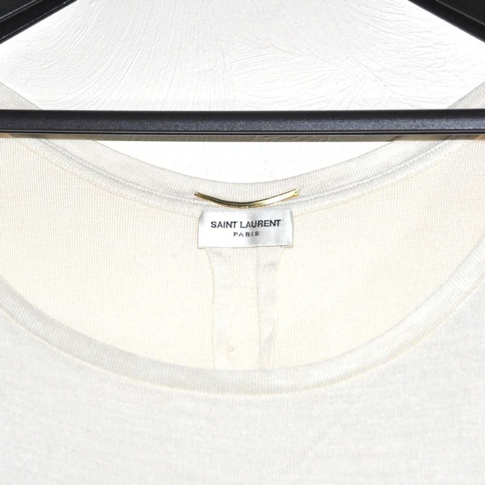 Saint Laurent Paris SS13 Silk Tee Shirt - image 3