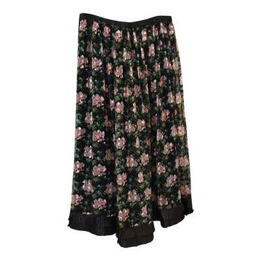 Jupe à fleurs - Longue jupe plissée à fleurs