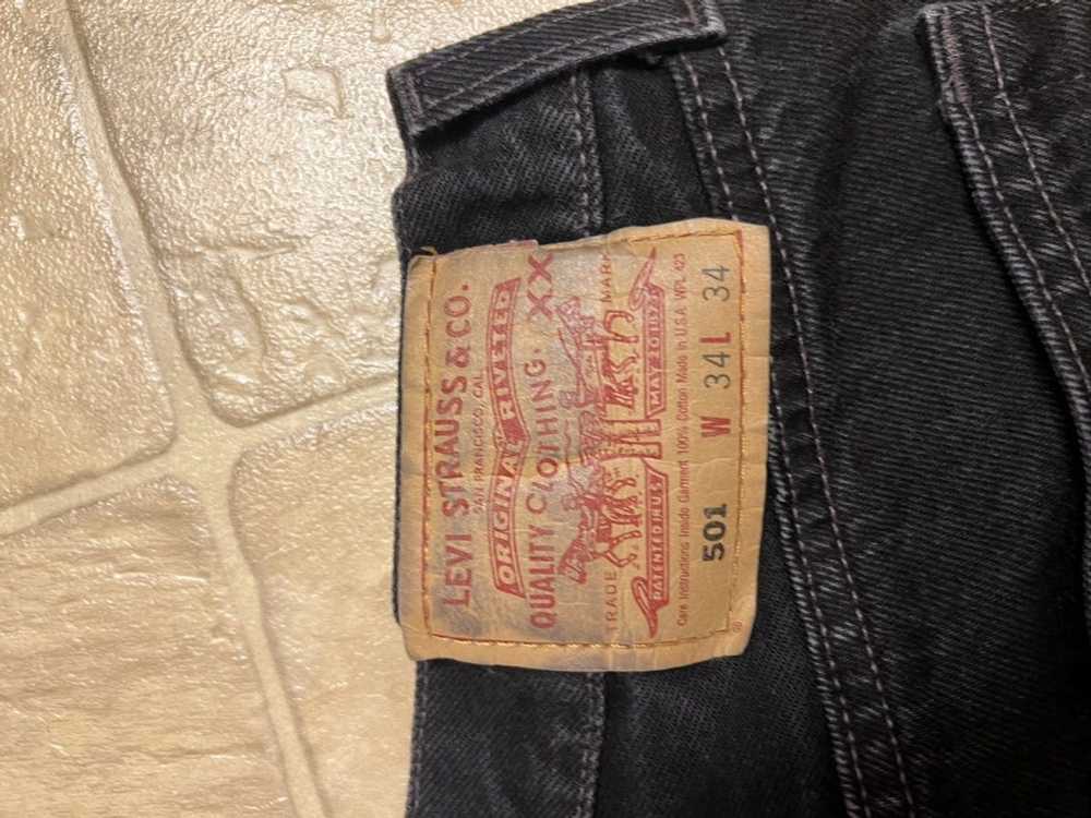 Levi's × Levi's Vintage Clothing Levi Black Denim… - image 3