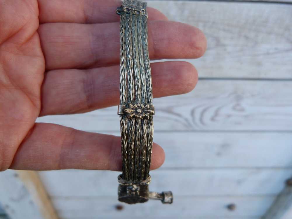 Silver bracelet - Ancient tribal bracelet from Ra… - image 6