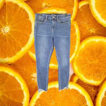 Calvin Klein Calvin Klein High Rise Jeans with Ra… - image 1