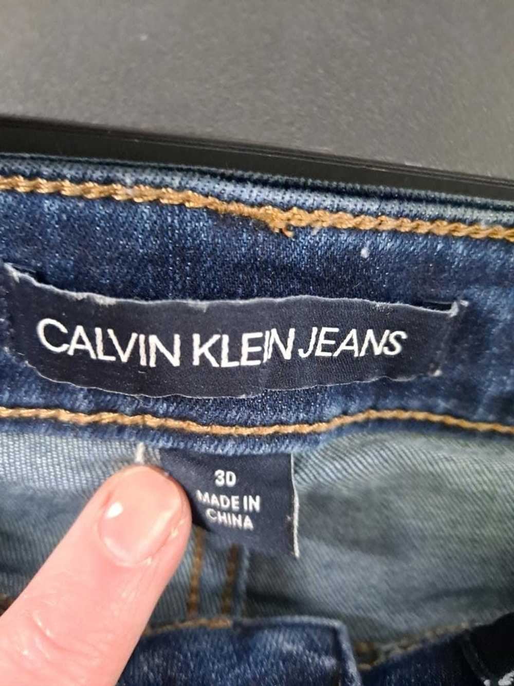 Calvin Klein Calvin Klein High Rise Jeans with Ra… - image 3