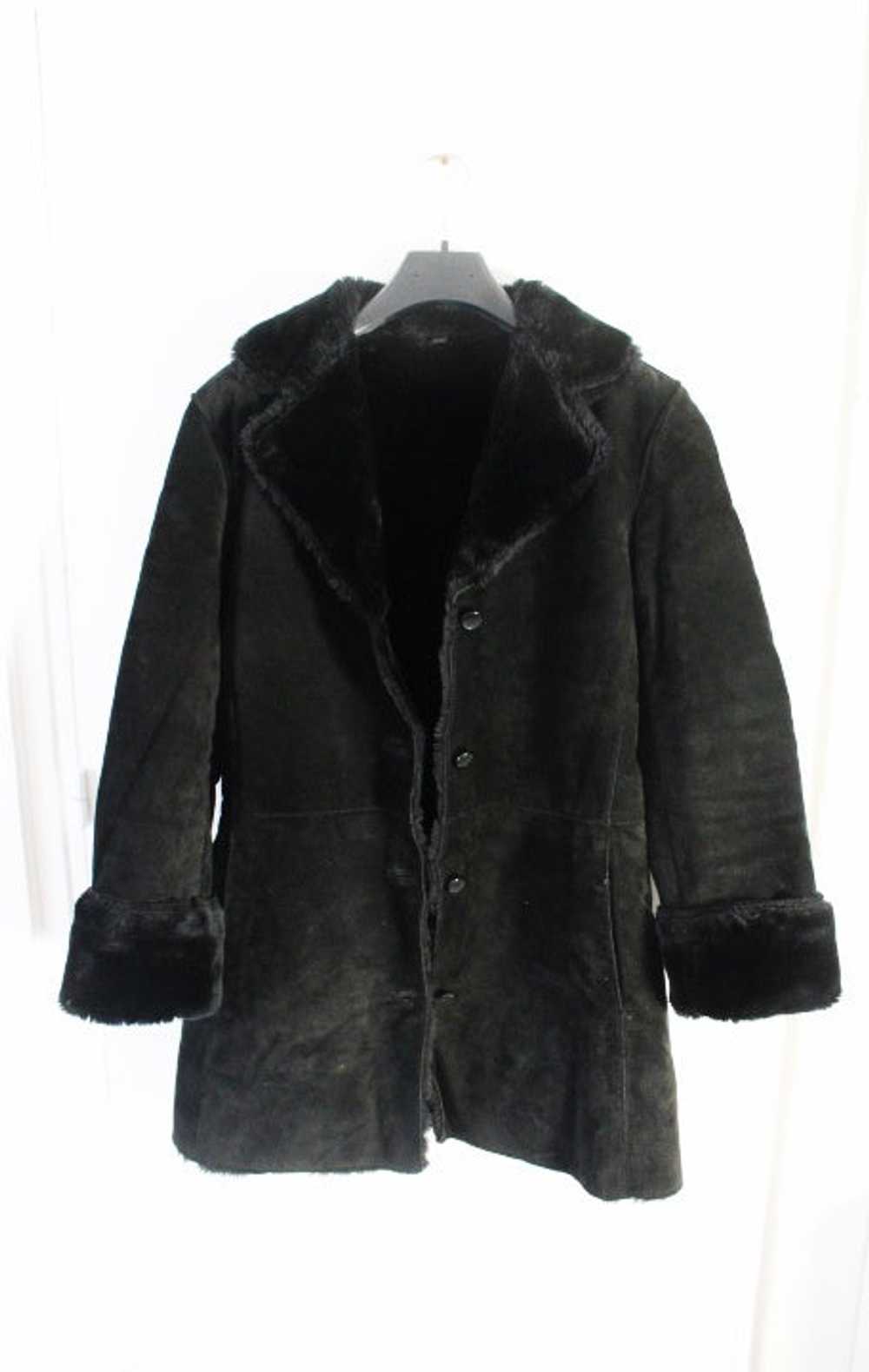 Sheepskin coat - Coat 100% Split leather and full… - image 2