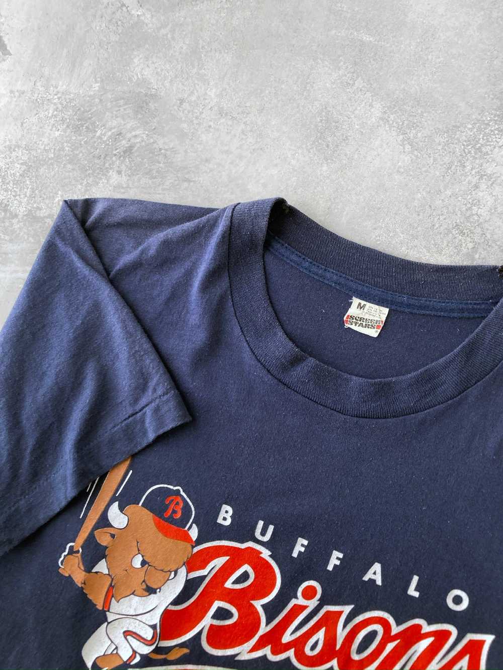 Buffalo Bisons T-Shirt 80's - Small - image 2