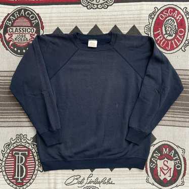Hanes × Vintage Vintage 80s Raglan Sweatshirt - image 1