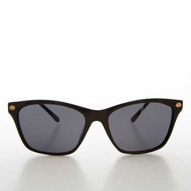 Black Simple Classic Vintage Sunglasses - Sanchez - image 1