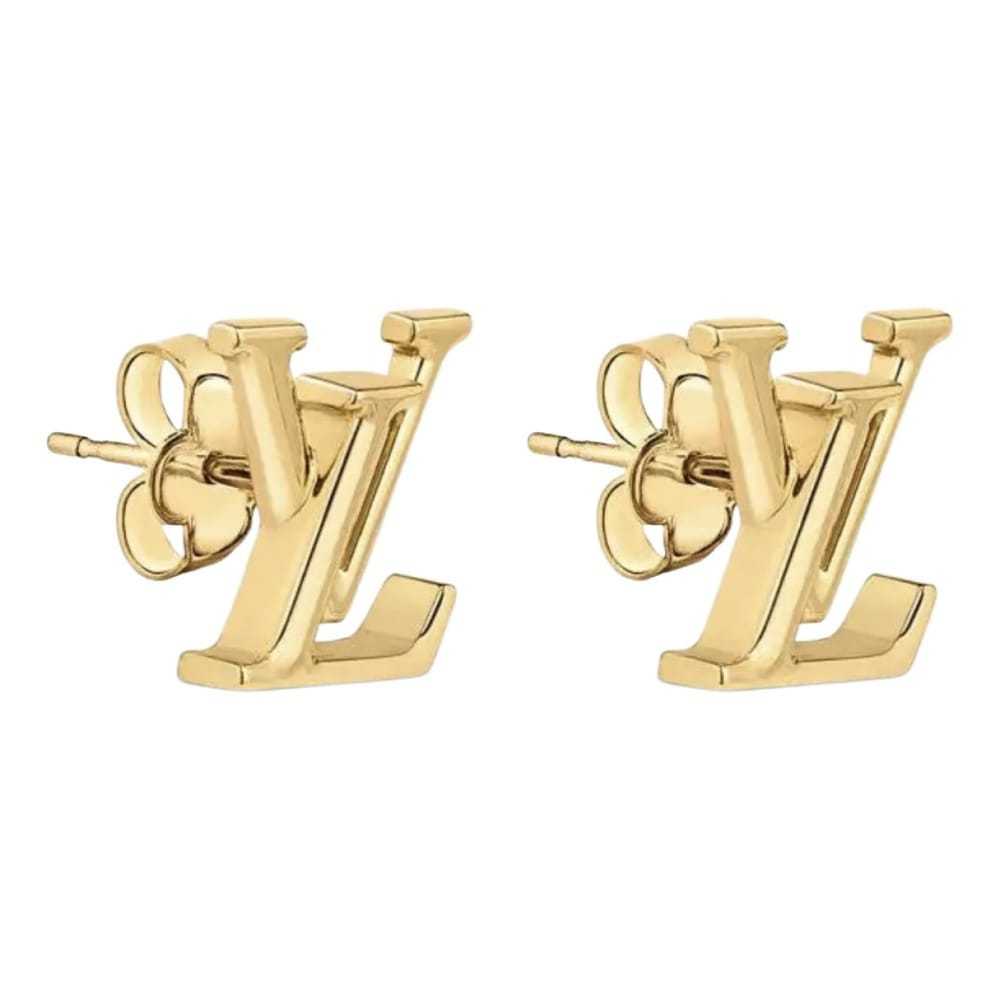 Louis Vuitton Lv Iconic yellow gold earrings - Gem