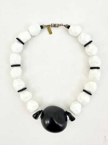 80s Pauline Rader "Rock" Beaded Choker