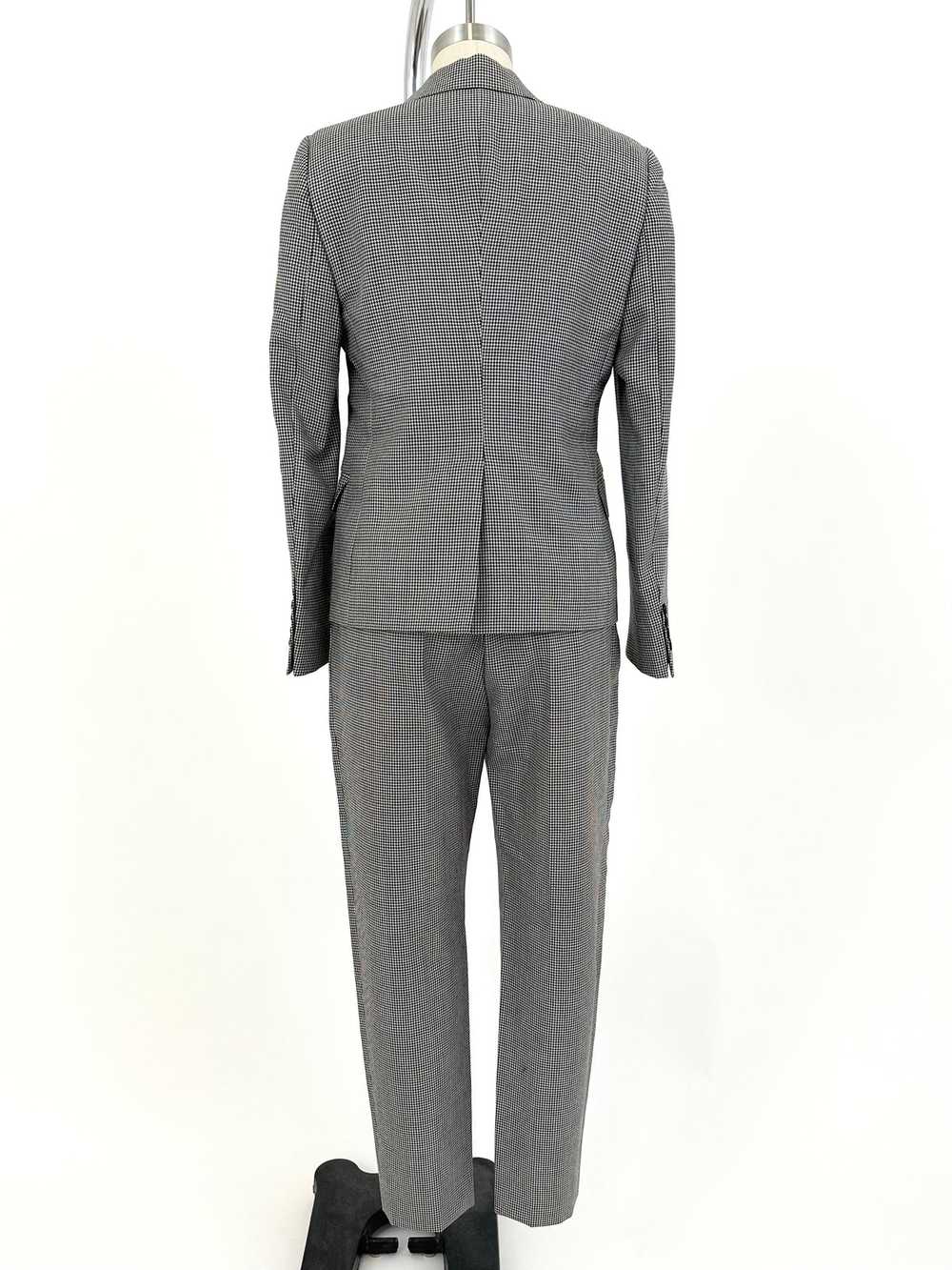 Celine Wool & Mohair Houndstooth Pantsuit* - image 2