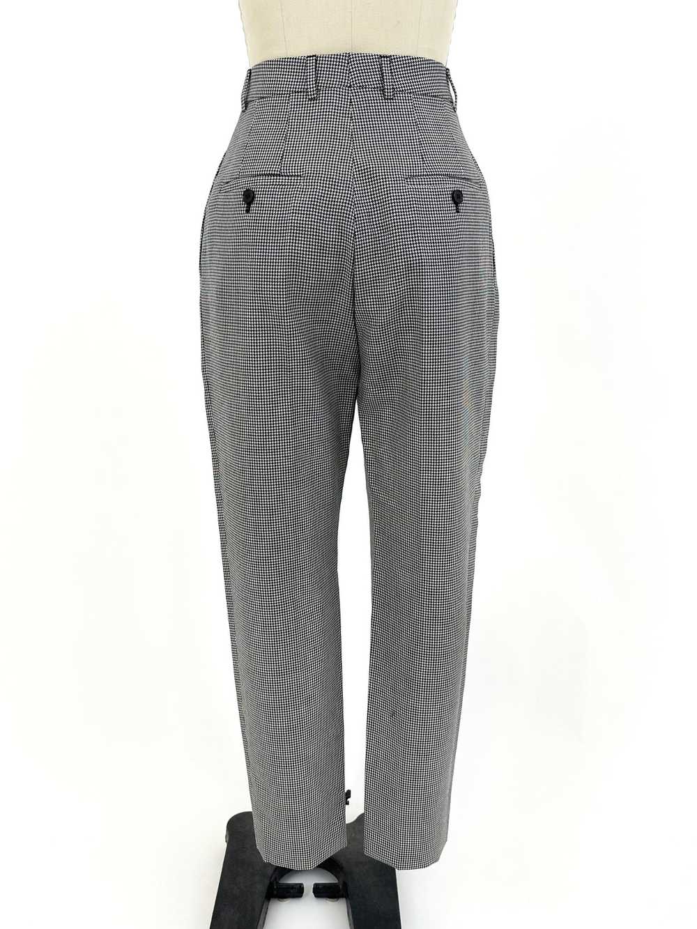 Celine Wool & Mohair Houndstooth Pantsuit* - image 4