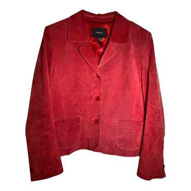Suede jacket - Red suede jacket (100% pork rind),… - image 1
