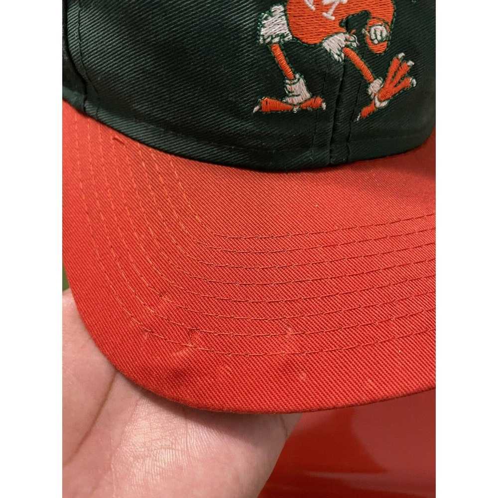 Vintage Vintage Miami Hurricanes Wrap Around Snap… - image 5