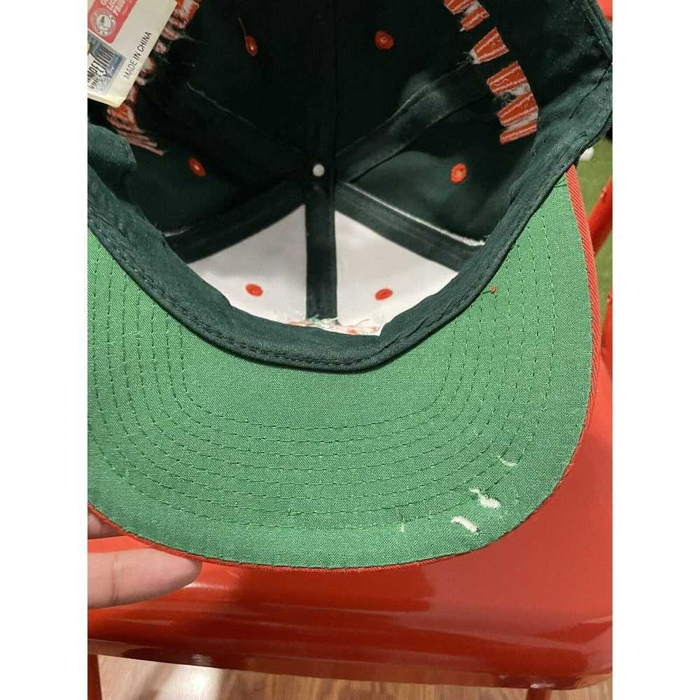 Vintage Vintage Miami Hurricanes Wrap Around Snap… - image 6