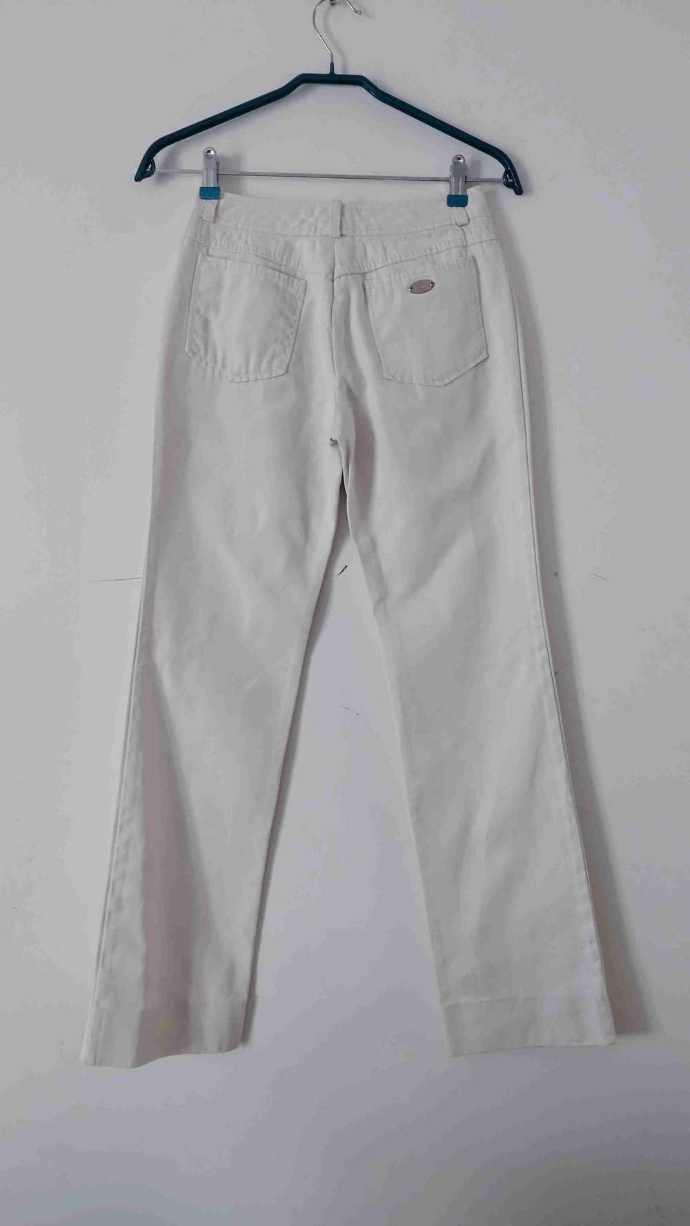 Celine pants - Wide white cotton pants Céline Vin… - image 2