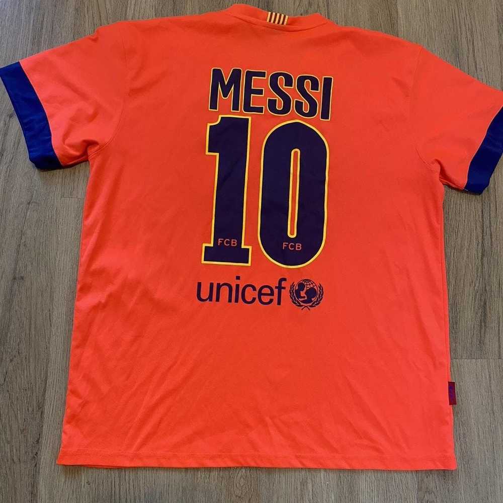 Barcelona away jersey Longsleeve Messi 10.L, Men's Fashion, Activewear on  Carousell