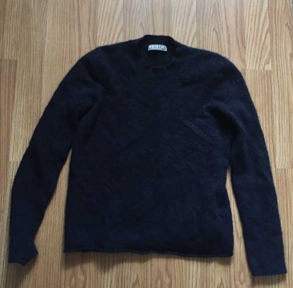 Brand × Designer ESISTO Cashmere Navy Blue Woman’… - image 4