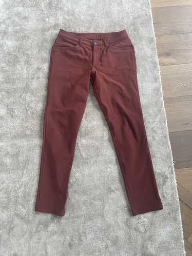 Lululemon Red Pant Slim Fit