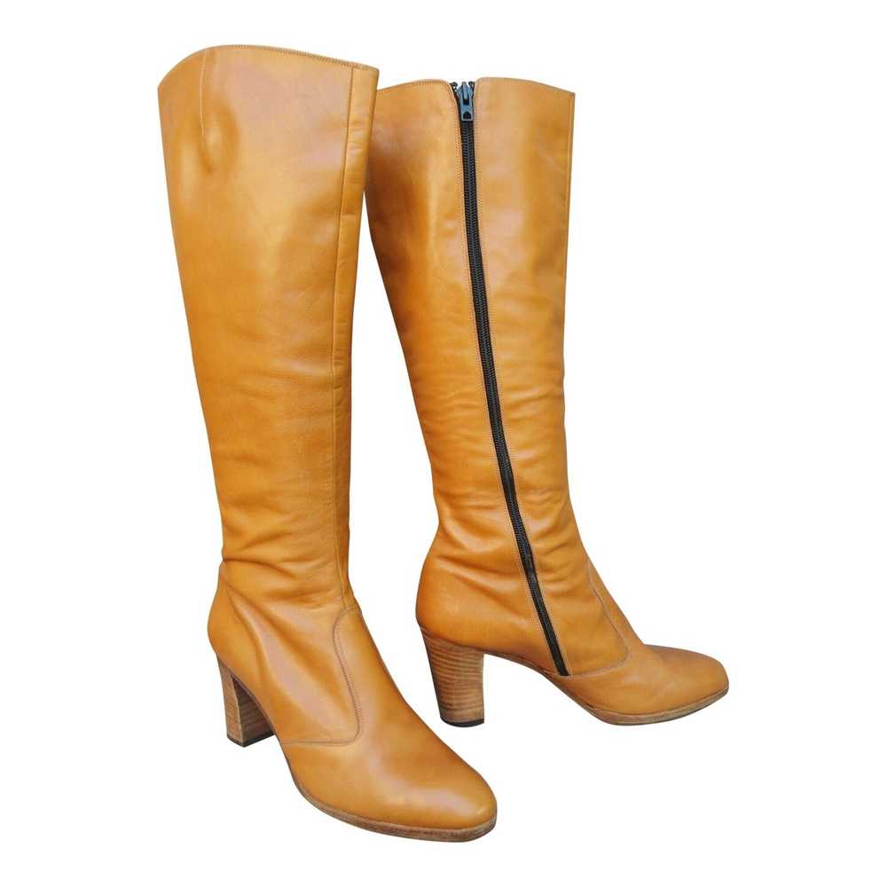 Leather boots - Simon Junior Boots Circa 1980 Imm… - image 1