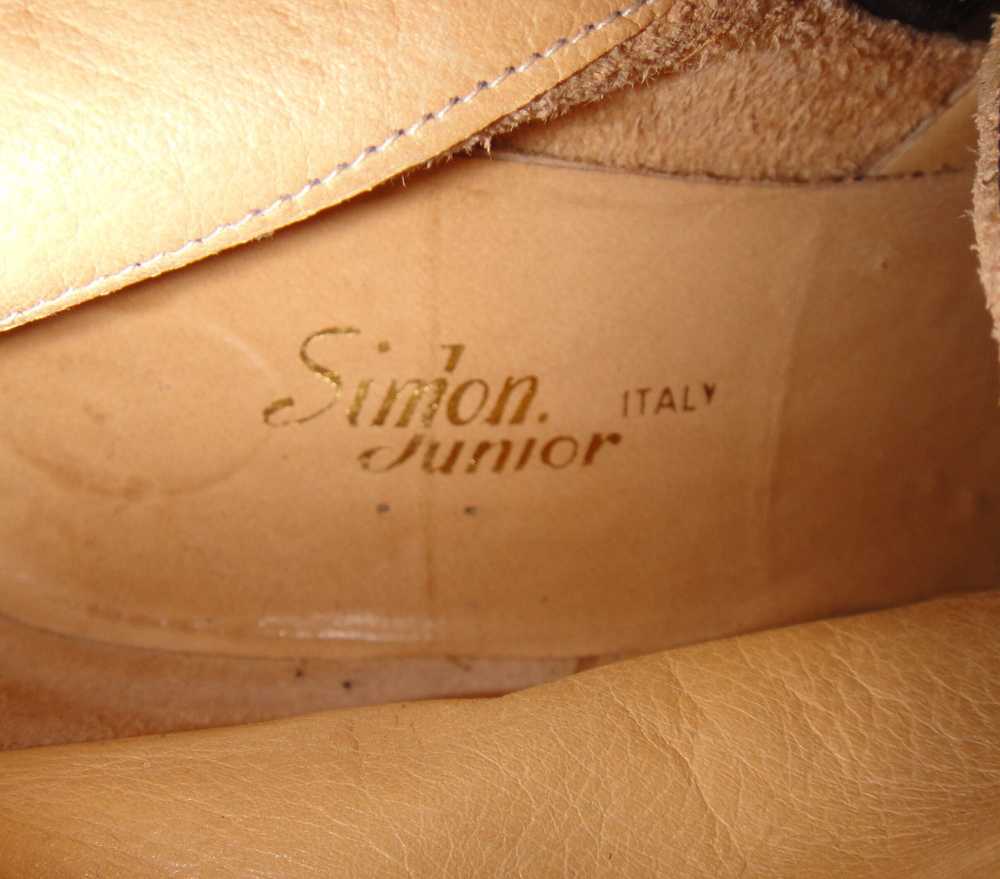 Leather boots - Simon Junior Boots Circa 1980 Imm… - image 2