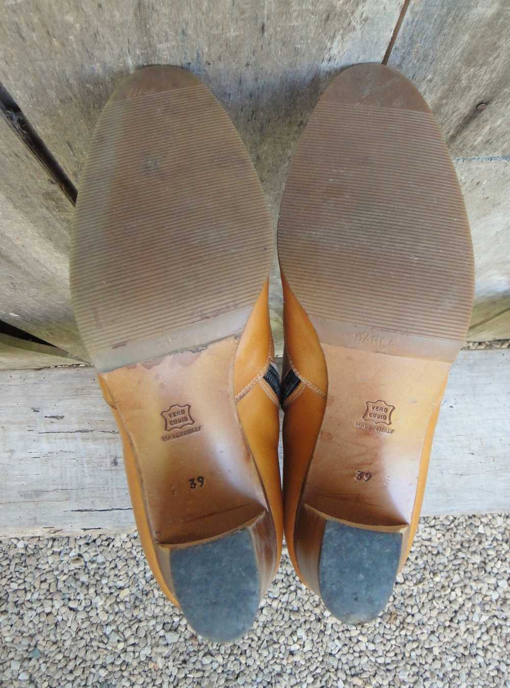 Leather boots - Simon Junior Boots Circa 1980 Imm… - image 6
