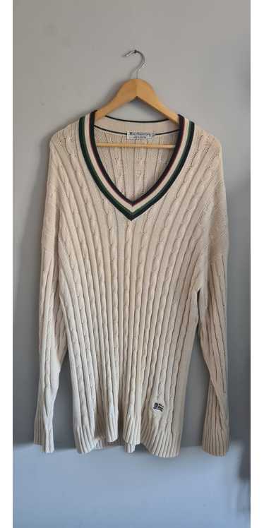 File:Cable knit cricket pullover jersey at Epping Foresters