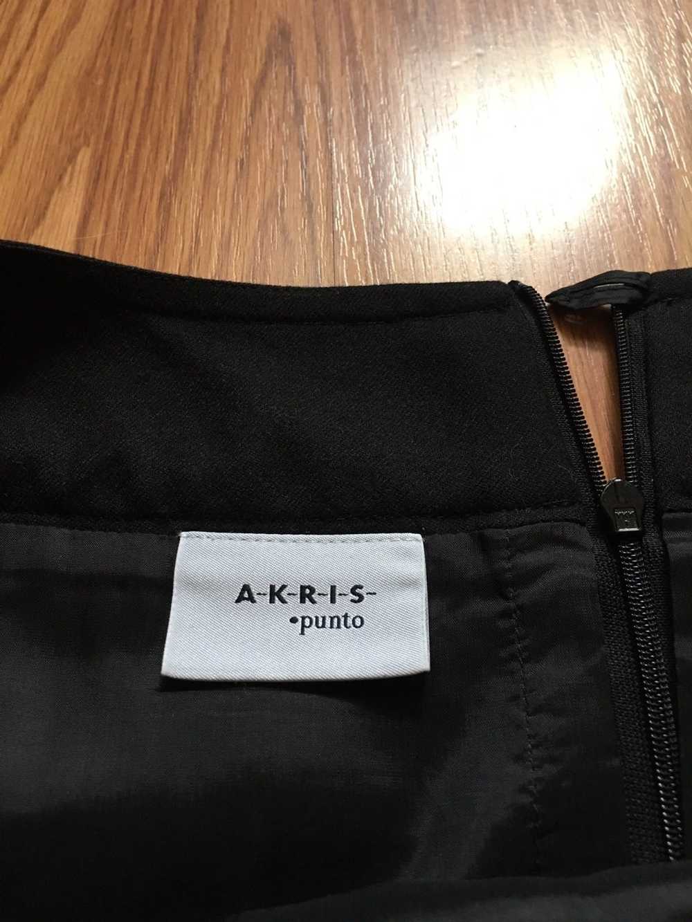 Akris AKRIS Punto Designer Wool Woman’s Midi Skir… - image 5